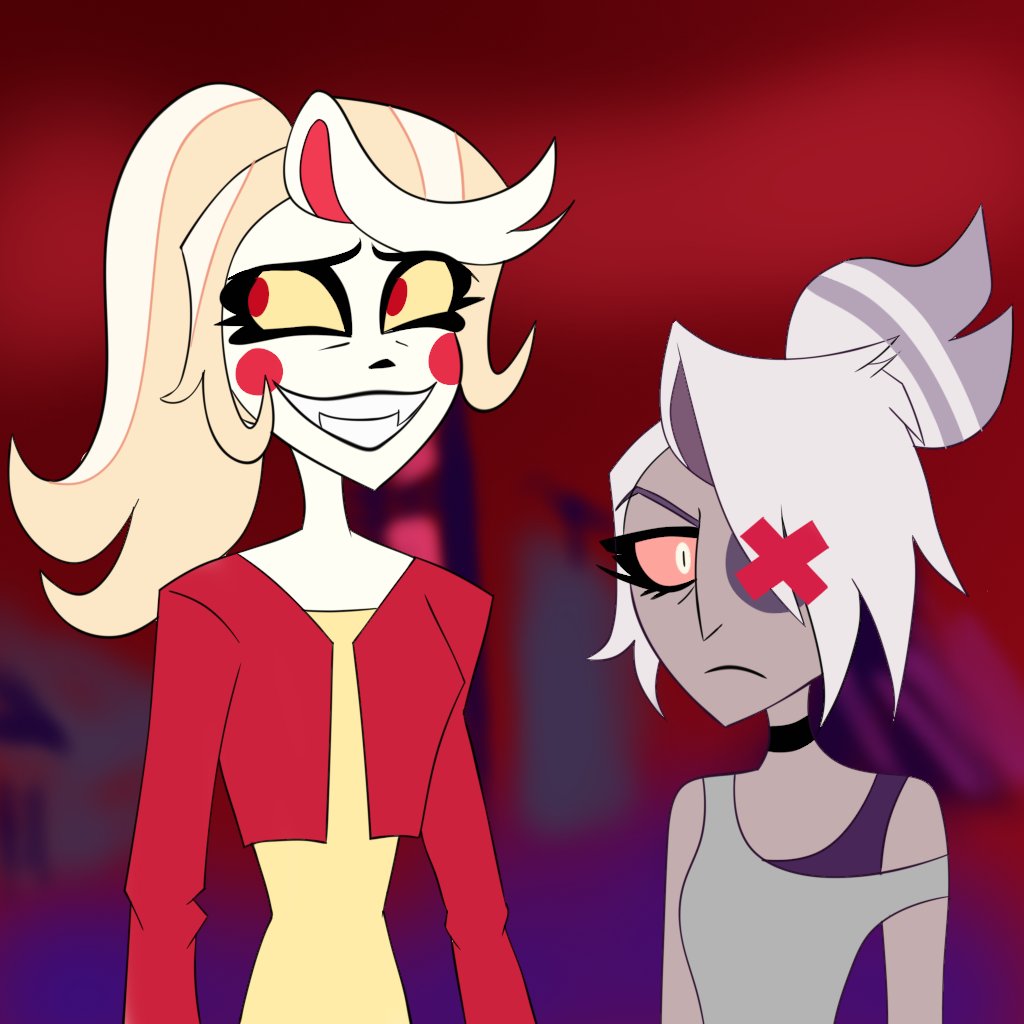 #ChaggieWeek2026 Day 2: Hairstyle/ Outfit  #HazbinHotel #chaggie #chaggi