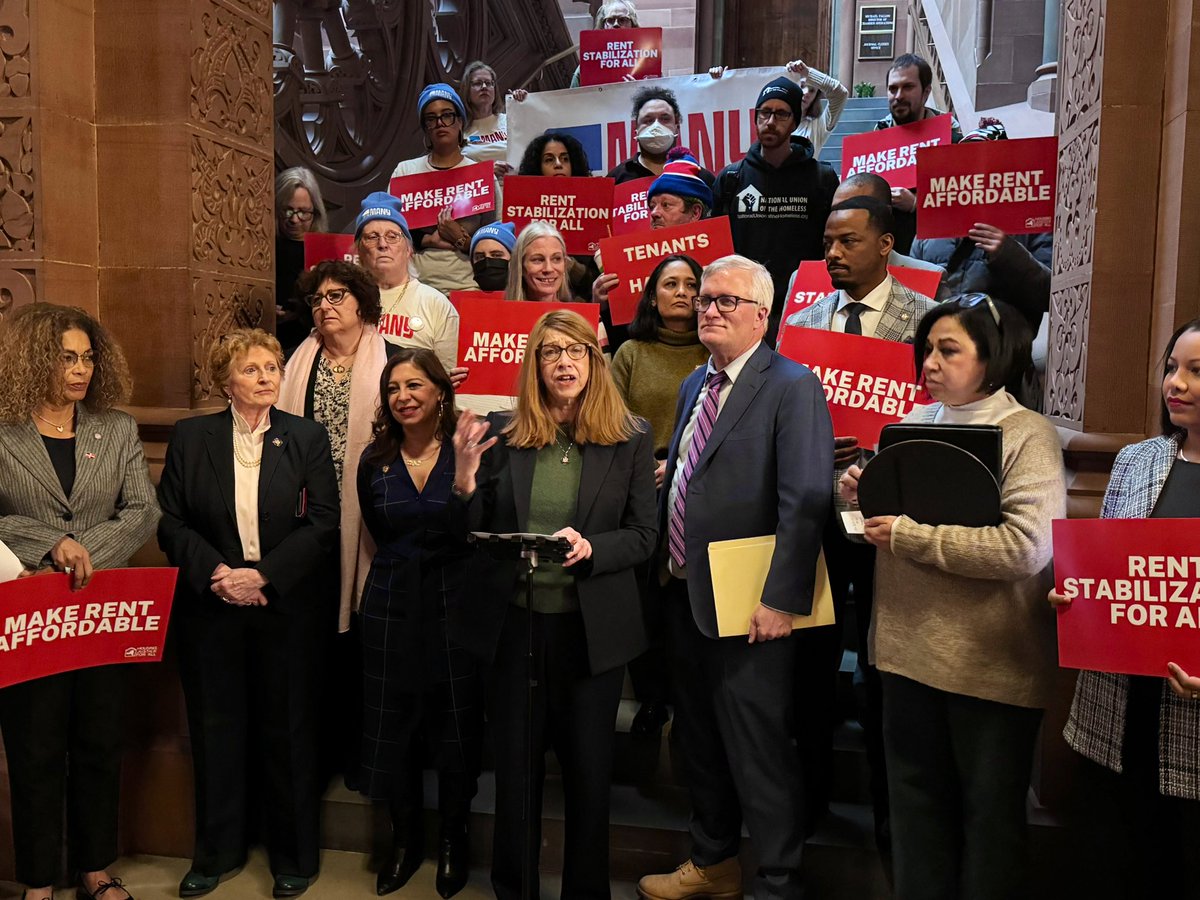 ‼️Tenants make up half our state and we owe it to them to make rent affordable.

This year, we must expand access to housing vouchers by fully funding #HAVP at $250 million, passing the #RESTAct &amp; preserving hard-fought tenant protections in our 2019 rent laws.