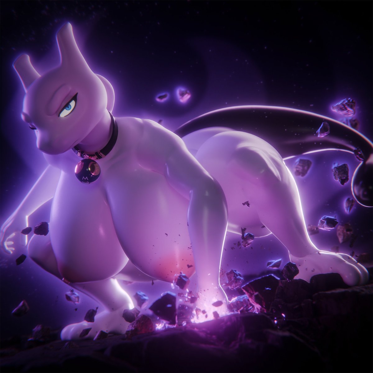 It's hard keeping all that psychic energy pent up... 
Are you brave enough to help her unwind? 💜

🟣Myukitwo owned by <a href="/EVOV1atDA/">EVOV1</a> 
⚙️Model by <a href="/Reptilligator/">Reptilligator</a> 
🔧Rigged and finished by <a href="/LizzyGlizzyArt/">LizzyGlizzy | LYGY | 🔞</a>