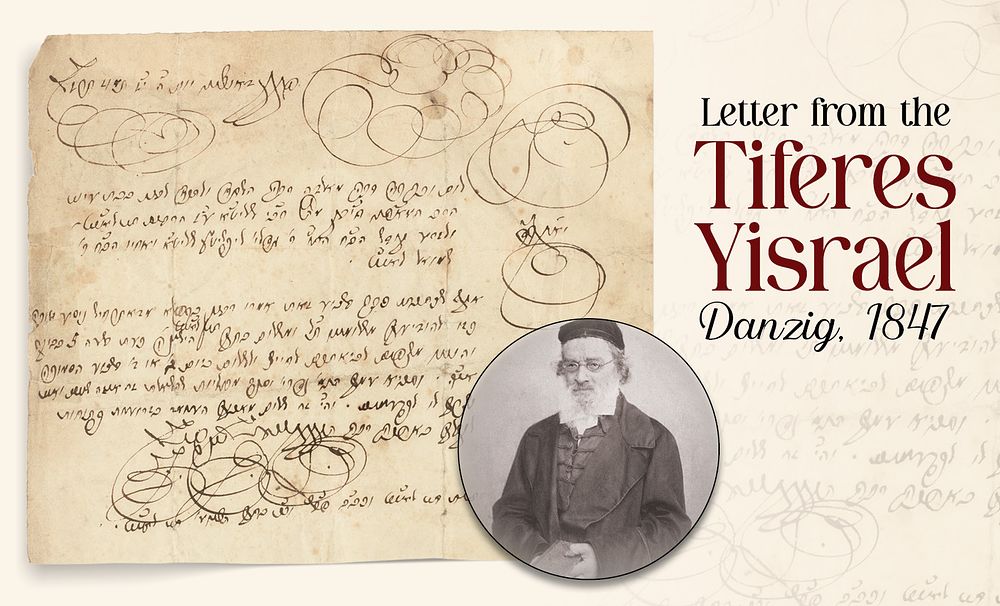 Genazym1's tweet photo. A Father's love letter to his son.
Rav Yisrael Lifschitz knows as the Tiferes Yisrael for his commentary on the Mishnah, sent this beautiful letter to his son Rabbi Baruch Yitzchak Lifschitz, who was Av Beis Din of Landsberg.
Expressing his deep affection, and excitement for his upcoming visit, the letter is overflowing with fatherly love.
Concluding the letter he writes, “From your father, who stands with open arms to welcome you with love.”
Now is your Chance to share this letter with your son!!!

See the letter here
https://t.co/OzA5yGq9kh