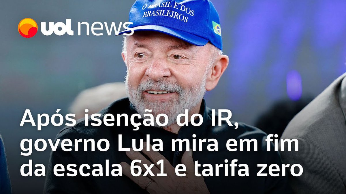 Presidente Lula já deu o recado: agora o foco é o fim da escala 6x1 e a implantação da tarifa zero. 

Estamos juntos com Lula nessa luta! 🇧🇷✊🏾

BRASIL QUE AVANÇA
LULA É TRABALHO
