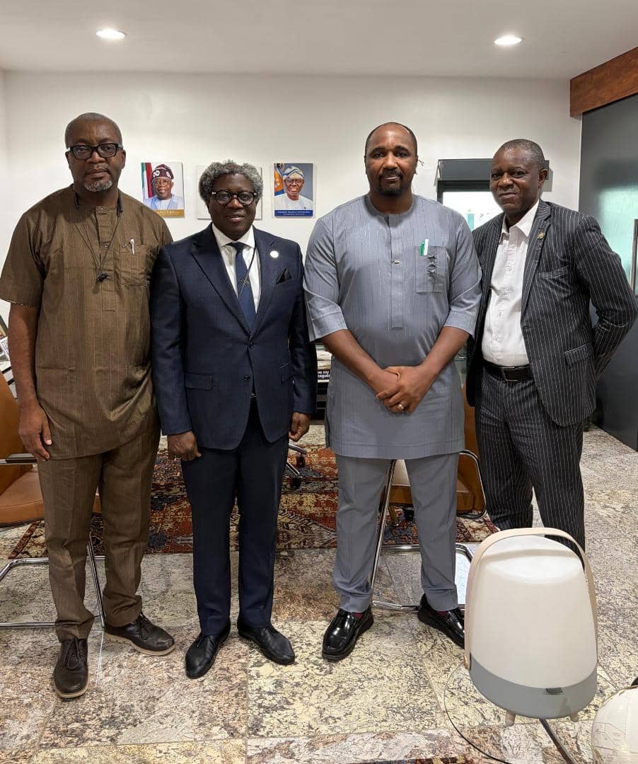 A very insightful &amp; productive visit to Lagos to understudy d Land Admin sys of d state. Gr8 &amp; very helpful collaboratn with the SA, Lagos e-GIS &amp; Urban Dev., Dr. Babatunde. L-R: Gerald Ilukwe (CIO, Abia), Dr. Babatunde, Self, Dr. Awolaja (Head of Valuation, Lagos)