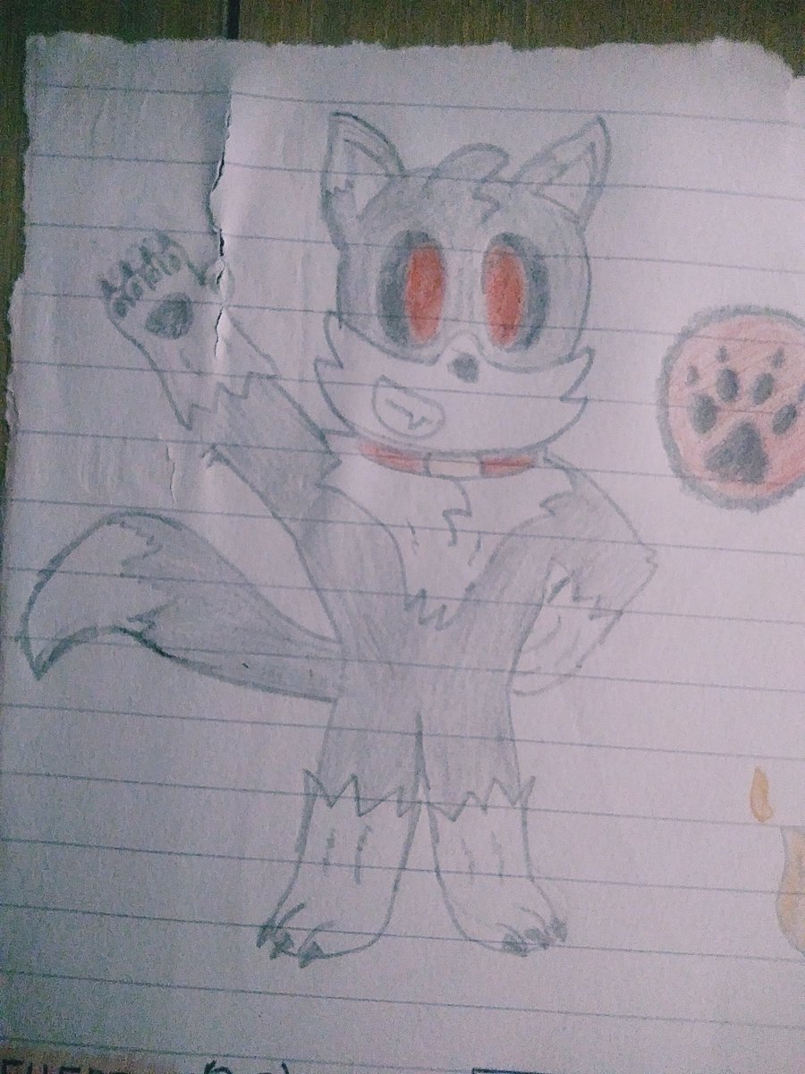 Encontre este dibujo de mi primer oc....NO SE RÍAN 😭