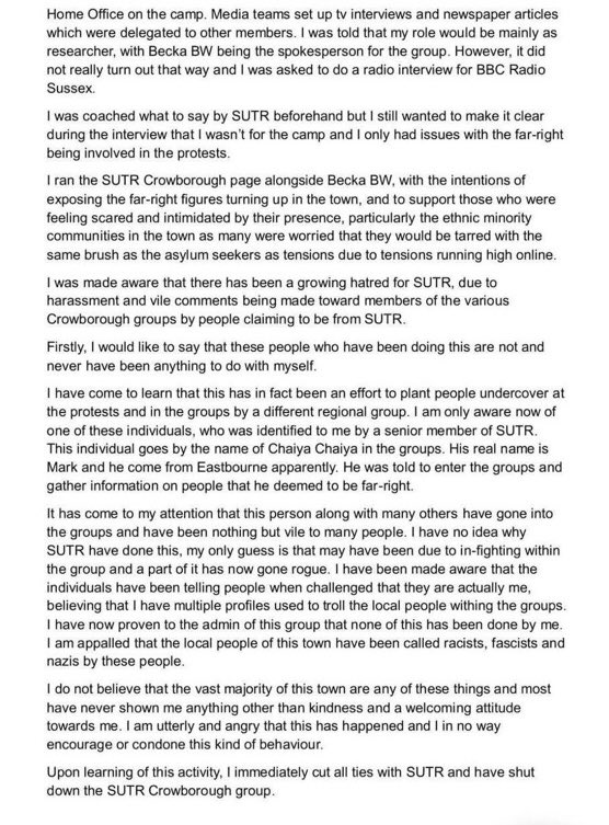 🚨EXPOSING STAND UP TO RACISM: WHISTLEBLOWER REVEALS SHOCKING HOME OFFICE COLLUSION!

This further proves what we already knew: anti-protesters are funded and paid by NGOs, unions &amp; taxpayer cash - same pattern we've seen at other protests up and down the country.

Former SUTR