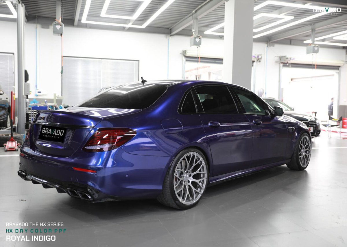 bravaod's tweet photo. BRAVADO HX DRY COLOR PPF – ROYAL INDIGO
深く濃いロイヤルインディゴブルー。
重厚感と高級感をボディにプラス。
📩 購入：DM または bravado202103@gmail.com
#BRAVADO #HXDRYCOLORPPF #ROYALINDIGO #インディゴブルー  #PPF #プロテクションフィルム #カーラッピング #車好き https://t.co/9cflHej6Xy