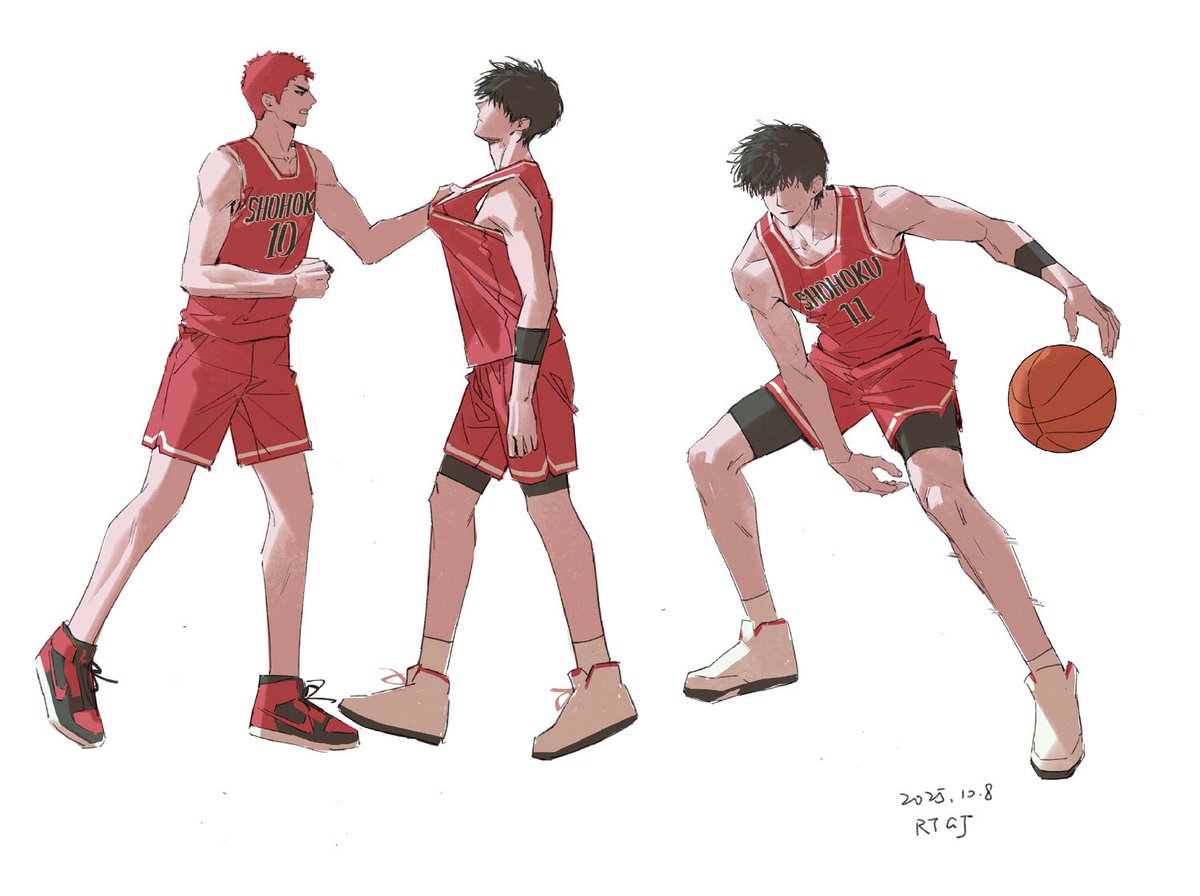 rentigj's tweet image. 之前画的流花速写