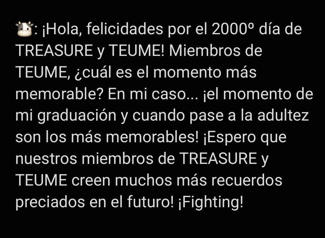 Treasure_Mex's tweet photo. #SOJUNGHWAN 🐮 | 2000 DAYS DEBUT MESSAGE 💌 

#2000DaysWithTreasure #소정환 https://t.co/Vnj93akQbl