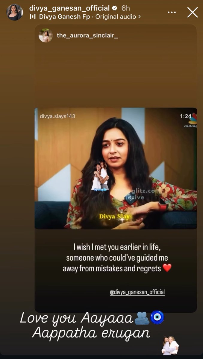 my divora 🥹 if there’s one genuine bond aurora found in bb, it’s divya. you can just feel how genuine it is. no fake vibes, no convenience friendship, just pure love and loyalty. the kind who stands by you no matter what 🤍

#biggbosstamil9