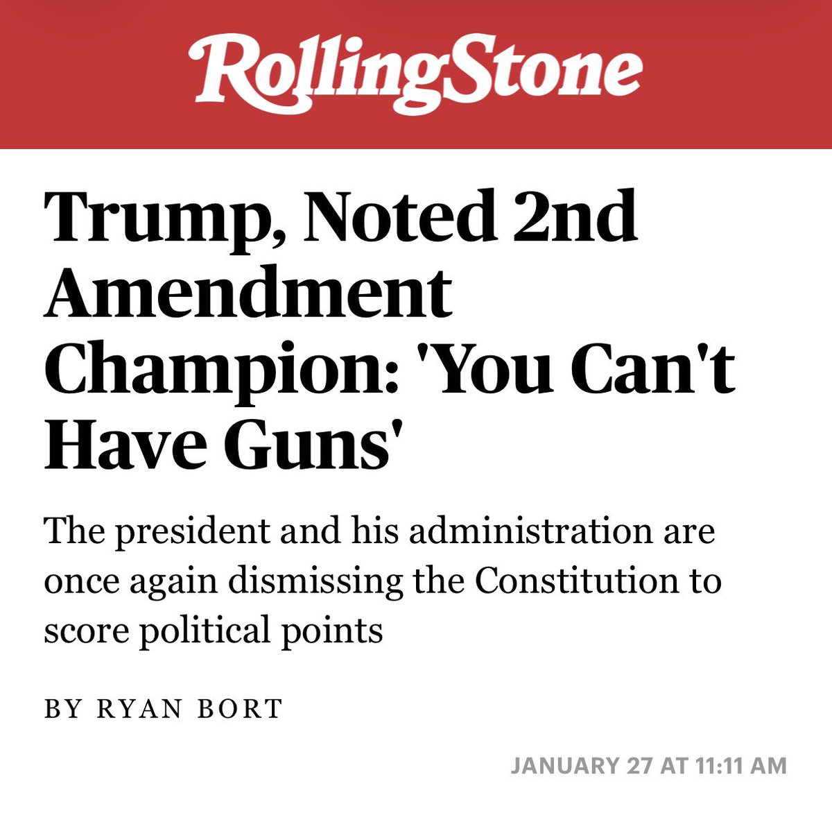 DarrigoMelanie's tweet photo. I’m old enough to remember when Republicans thought that a Democratic president was going to come for their guns.

Fascism comes for everyone no matter how much you lick their boots. https://t.co/2hjFA0x3im