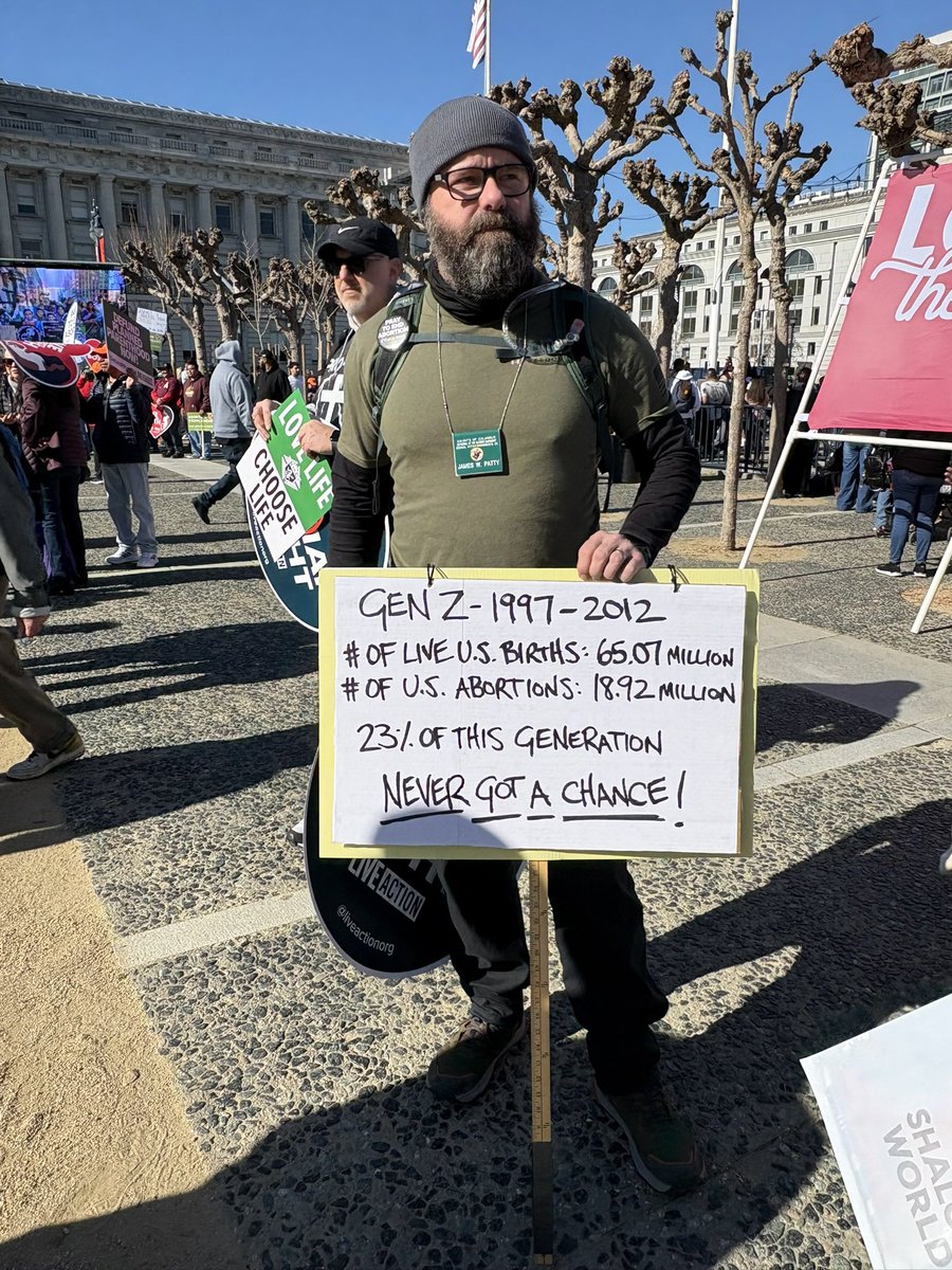 Gunz_go_boom's tweet photo. @CatholicQuote12 This was the annual West Coast Walk for Life last Saturday on 1/24/26.

Traditionally, Saint Thomas Aquinas College leads the march.

😢 23% of Generation Z - gone. 😭 

#WalkForLife
#WestCoastWalkForLife
#SaveBabies
#ProtectWomen https://t.co/oHZBD6dI81