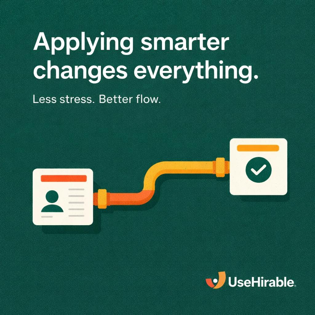 usehirable's tweet photo. You’re not failing because you’re not applying enough.
You’re exhausted because you’re applying in the dark.
Applying smarter, better filters, clearer story, actual patterns, changes everything. Less stress. Better flow. https://t.co/t6HBuLlV8K