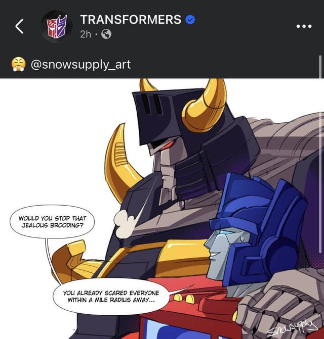 Transformers marketing team officially endorsed megop