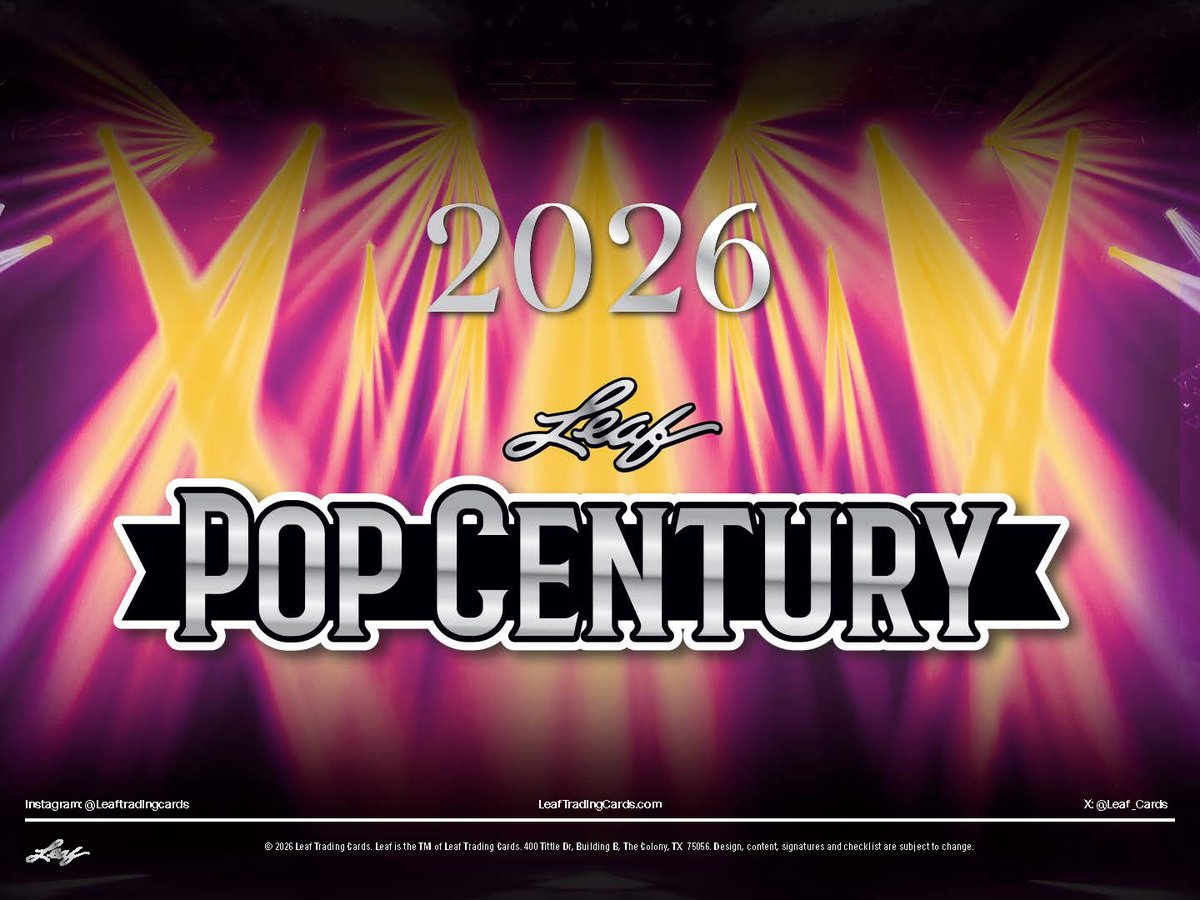 ▽ 『2026 LEAF POP CENTURY HOBBY』 本日出荷！！3/27発売！