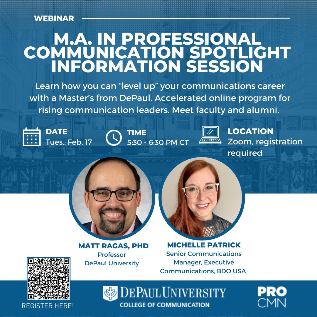 DePaul PROCMN tweet media