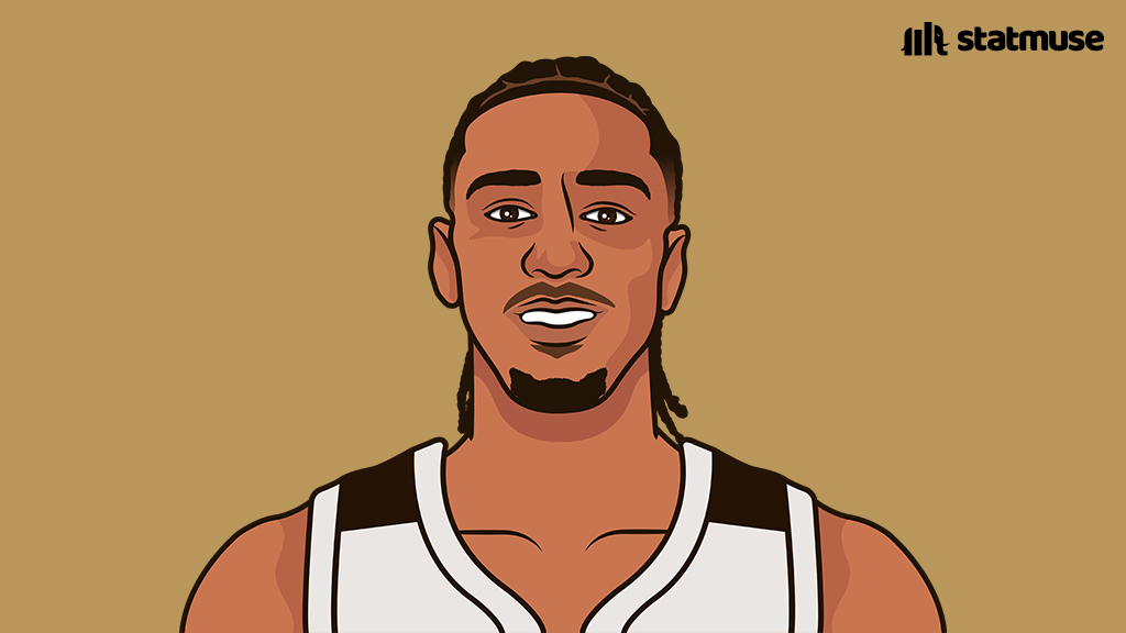 statmuse's tweet image. Alex Sarr vs Portland:

29 PTS
12 REB
2 STL
6 BLK
3 3P

Joins Alonzo Mourning as the only Eastern Conference players to reach those numbers in a game.