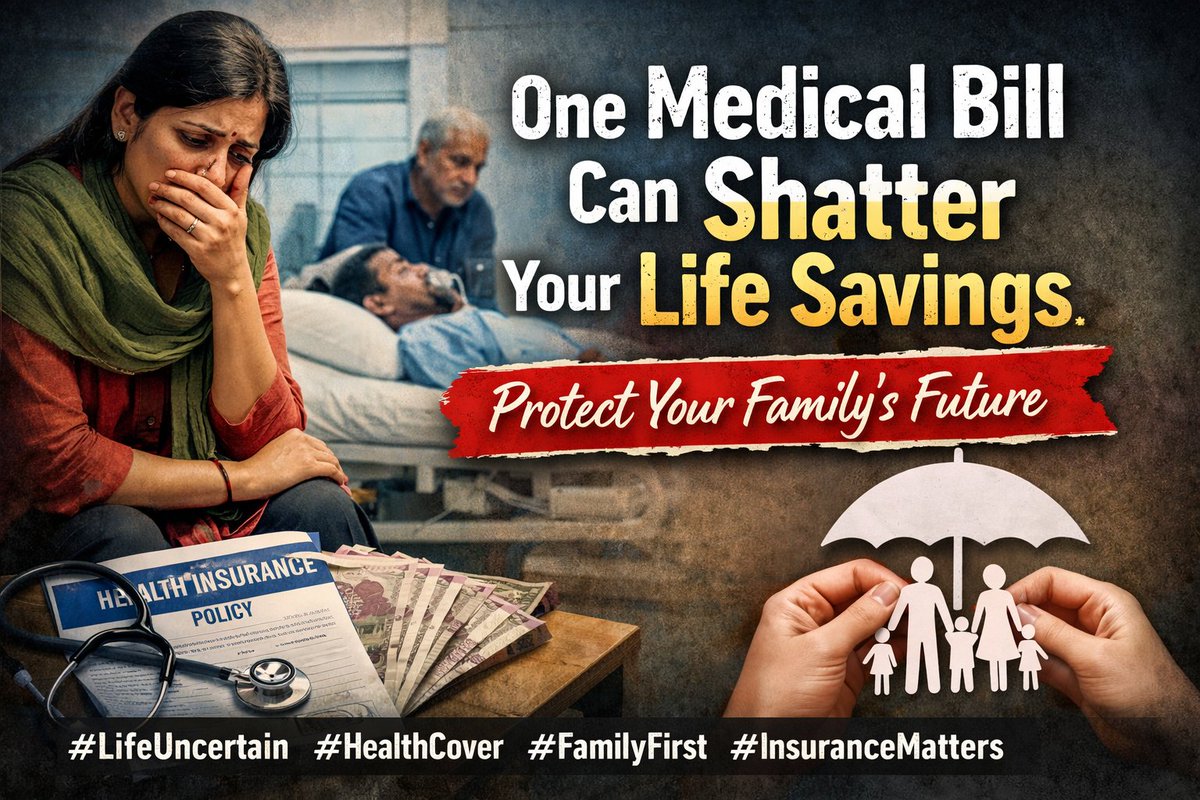 happinessposibl's tweet image. A single hospital bill can wipe out a lifetime of savings.
When illness strikes, #HealthInsurance isn’t paperwork — it’s protection, dignity, and hope for your family.
Don’t wait for regret. Secure tomorrow, today.

#LifeUncertain #HealthCover #FamilyFirst #MedicalEmergency