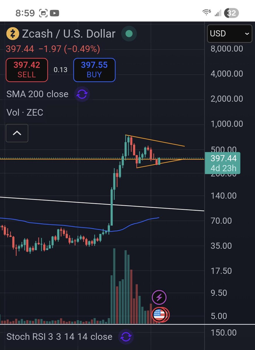Is that a bull flag? 👀 $ZEC