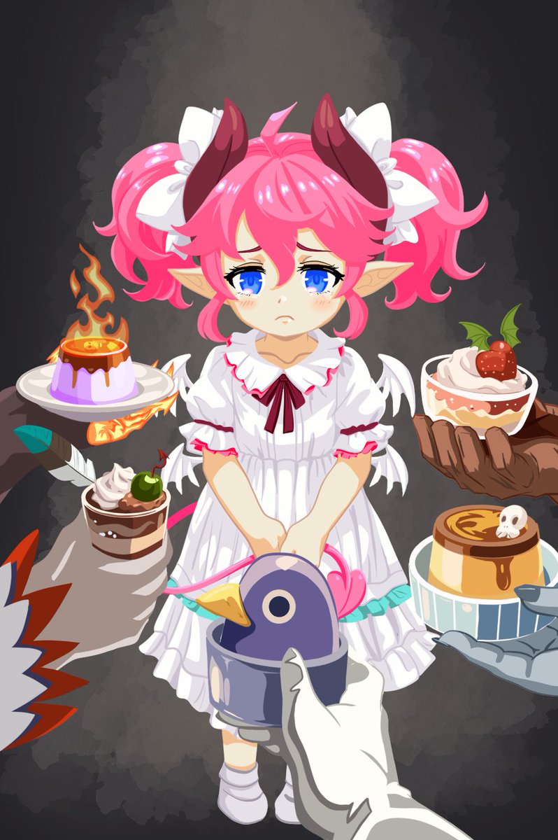 『凶乱マカイズム』がかなり楽しみだ。
子どもの頃のティシエルを描いた。
I’m super excited for Makaism! This is my idea for what the Princess was like as a kid. 
#凶乱マカイズム #魔界戦記ディスガイア #Disgaea