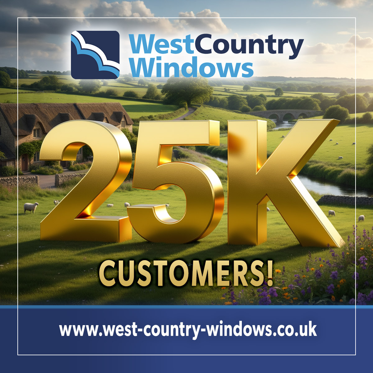 WCountryWindows's tweet photo. 👏 Thank you to our 25,000+ customers for choosing West Country Windows.
Serving homeowners across the West Country since 1977.

🏡 Learn more: https://t.co/A1HLblv8fR

📞 0800 378 371 https://t.co/MDX4y1yoZA