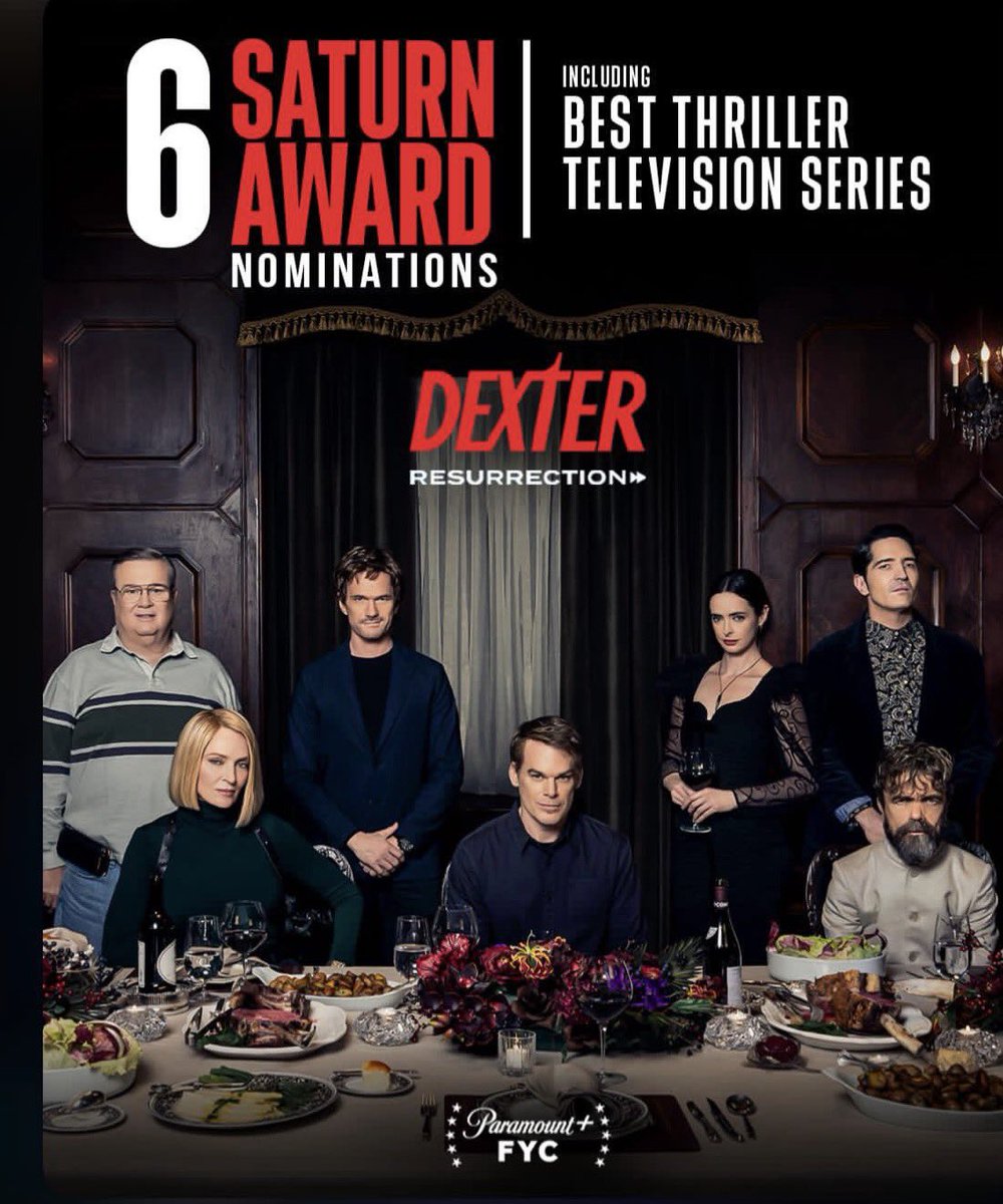 Hooray.  I love <a href="/SaturnAwards/">The Official Saturn Awards!</a> - here’s hoping we come home with a few Saturns!  #DexterResurrection
