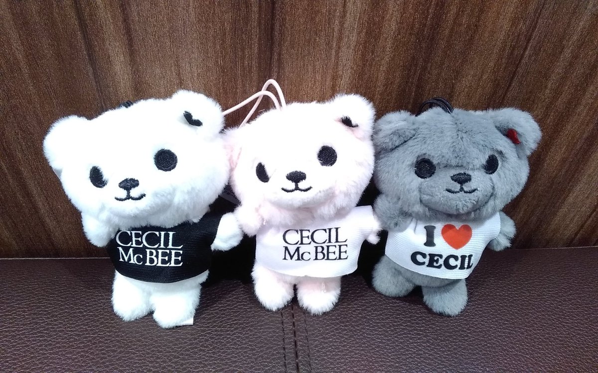 ☆セシルマクビー CECIL McBEE スーパーロマンチック ブラック テディベア マスコット ストラップ 2個 箱付 CECIL McBEE（ セシルマクビー）の「【CECIL McBEE / セシルマクビー】 ベアランチトート WEB限定（トートバッグ）」 - WEAR CECIL McBEE ホワイトクママスコット