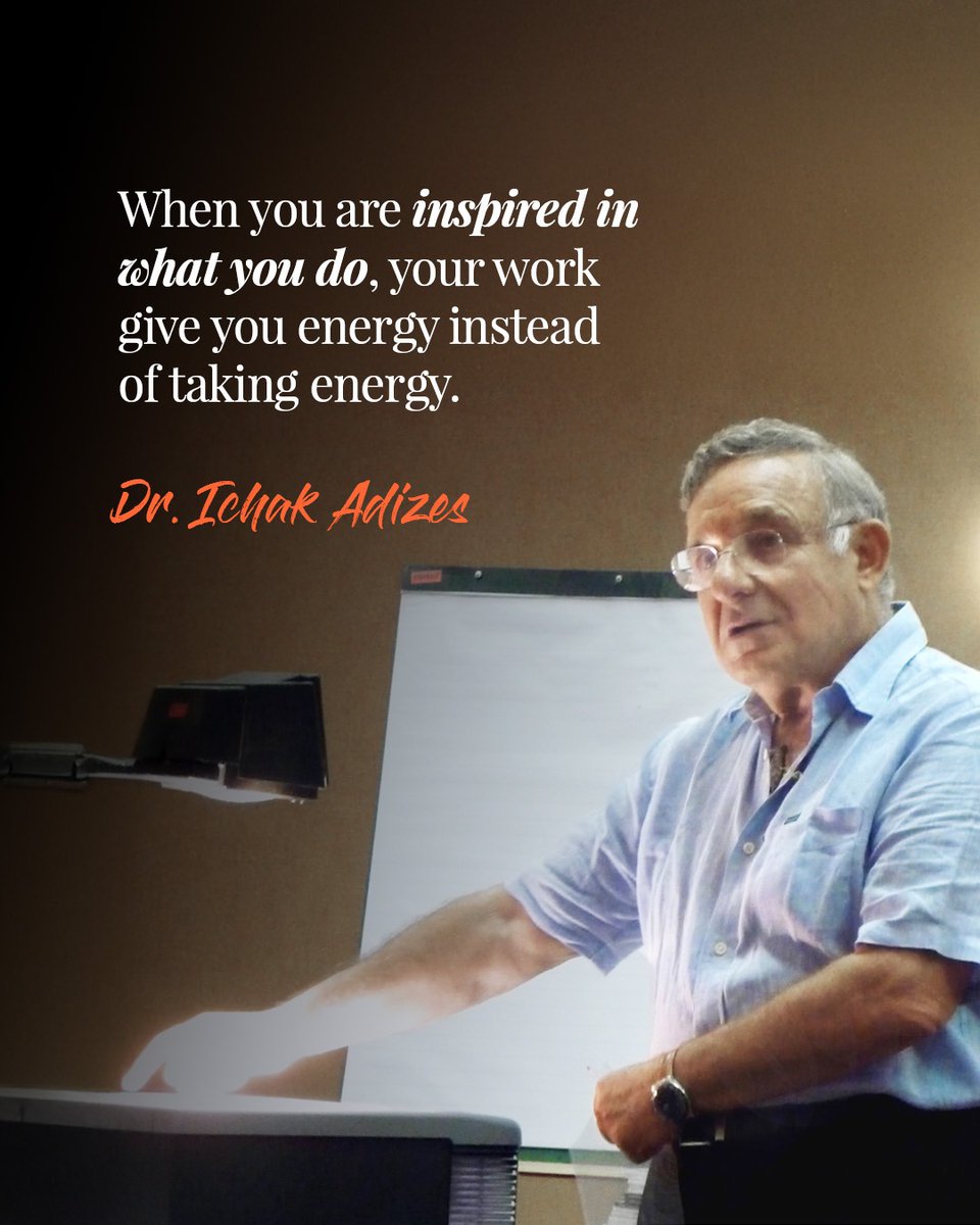 Dr. Ichak Adizes tweet media