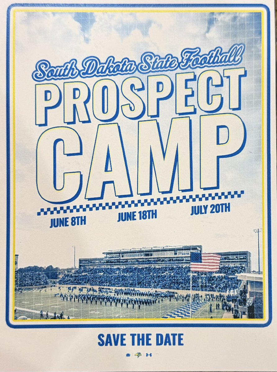 Thank you <a href="/Coach_Benedetto/">Vince Benedetto</a>, really appreciated the Junior day and getting to learn about <a href="/GoJacksFB/">SDSU Football</a>. Excited to get back to the camp in a few months!