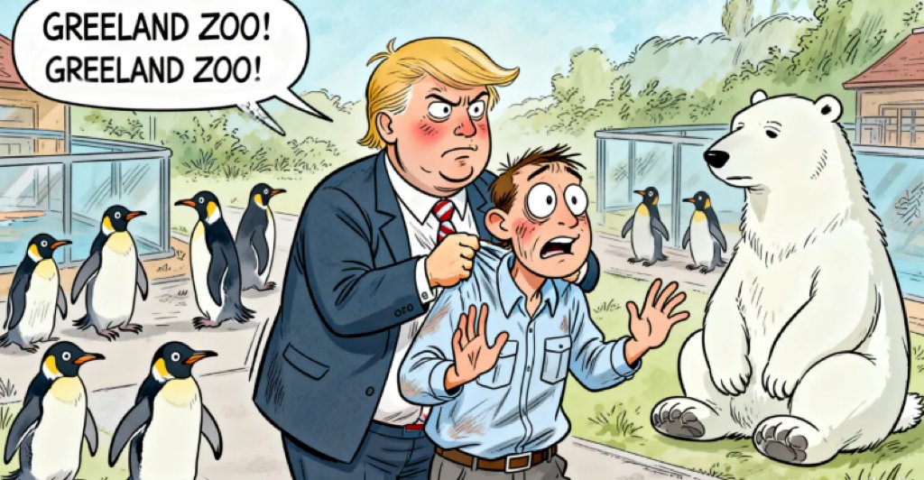 PandaGodyeah's tweet photo. Mr. President, we only have polar bears here. If you want penguins, you'll have to go to the South Pole to get them. How about you "take over" the South Pole first?
#Trump #Greenland https://t.co/12FgPm2aTt