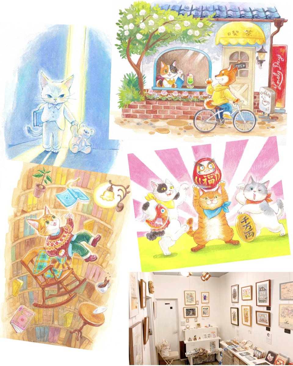 \ 本日最終日 /
『#ひるねこBOOKS10周年記念展』
12時～16時
📍ひるねこBOOKS
<a href="/hirunekobooks/">谷中・ひるねこBOOKS</a> 
入場無料

13時頃から16時まで在廊予定です
どうぞよろしくお願いいたします