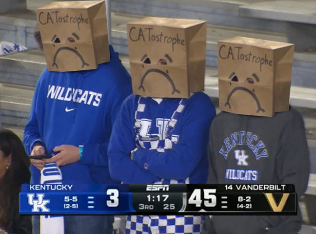 This is from the football game, but it's about the same.