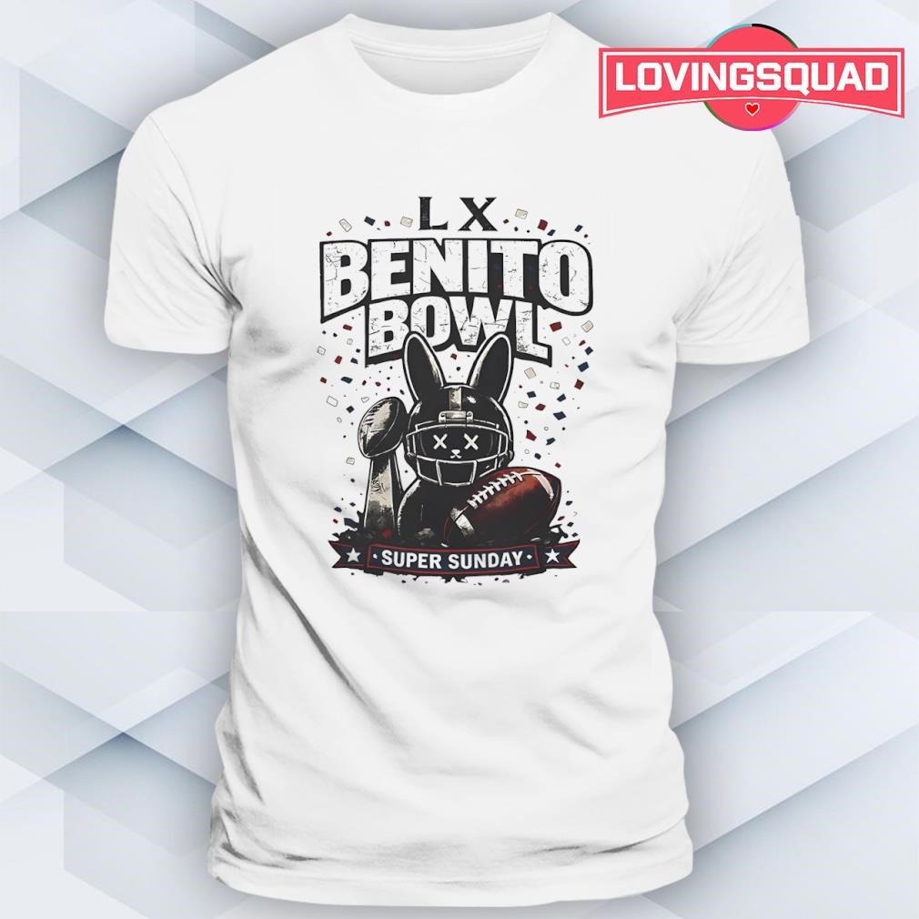 nghl26899's tweet image. LX Benito Bowl Super Sunday Bunny—fun twist on game day vibes. Adorable chaos! 🐰🏈
Get It Now: lovingsquad.com/product/lx-ben…
#SuperBowl #BenitoBowl #NFLFun #GameDay