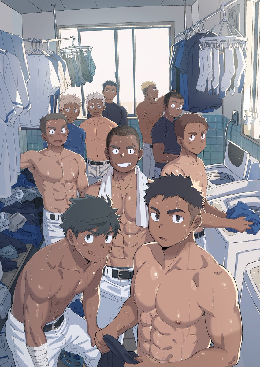 野球部の洗濯室に住みたい