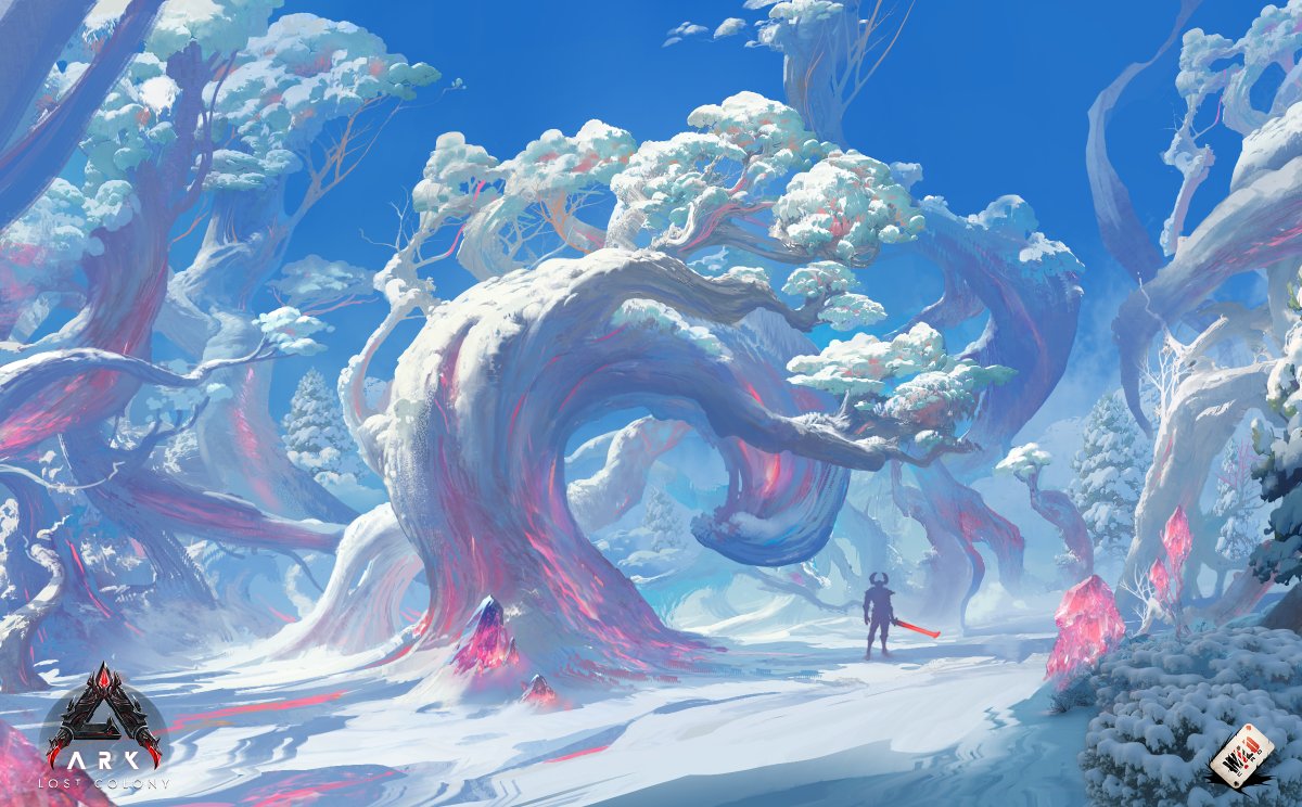 Someone had asked if I had done twilight forest. It was a lot of fun doing both the dark forest and the twilight. This was the initial mood/style piece, the rest were just callouts. Blue and pinks are one of my favorite color combos.
#lostcolony #twighlightforest #darkfantasy