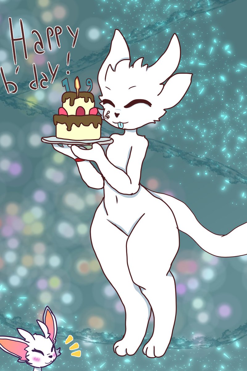 Couldn't forget about your bday! hapy bday flaffyyy!!! 💜 <a href="/Flary04/">Flary</a> 
I did last minute but i did it x3