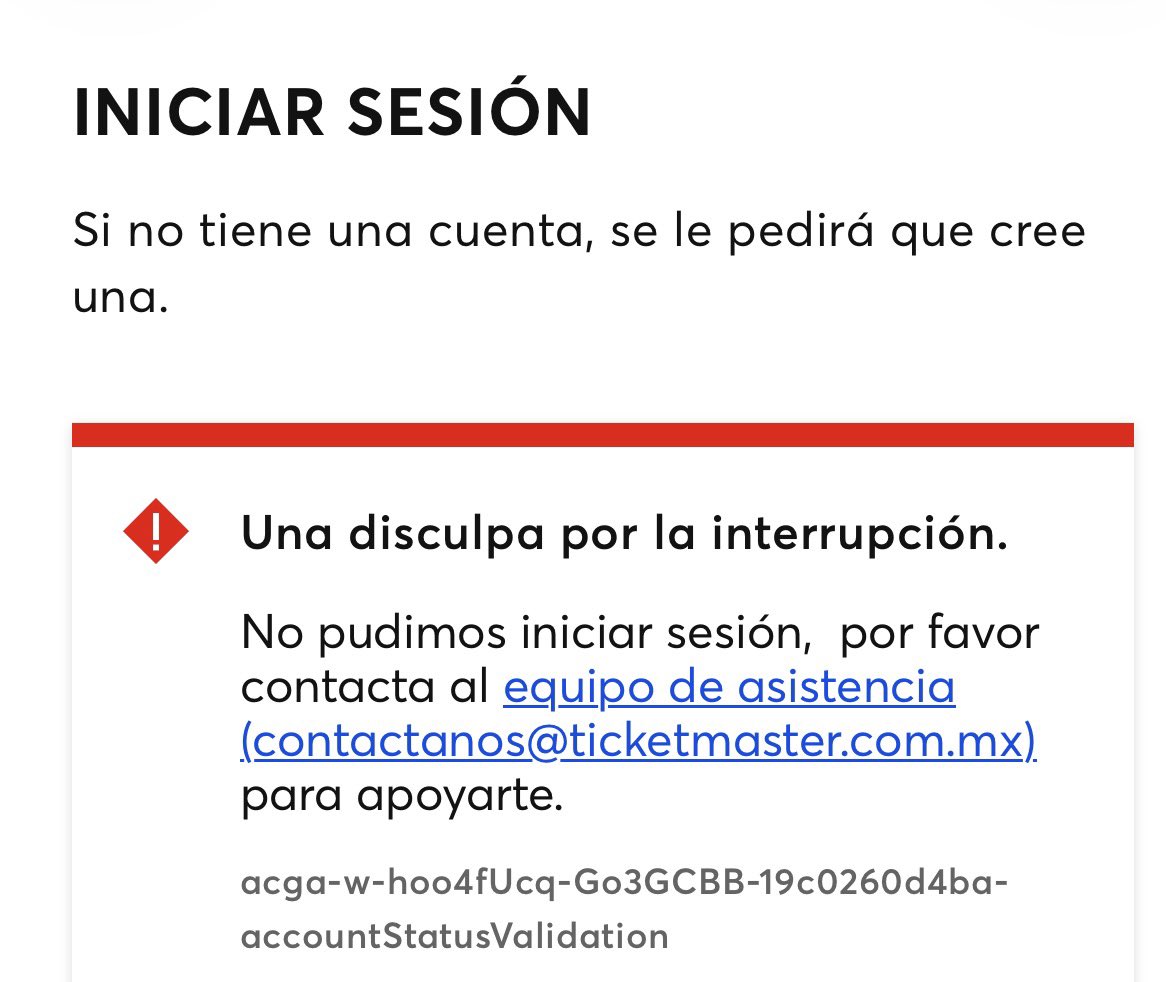 gtir32vr6's tweet photo. @Ticketmaster_Me @Ticketmaster 
Esto es normal? https://t.co/AmDGfbWXNR