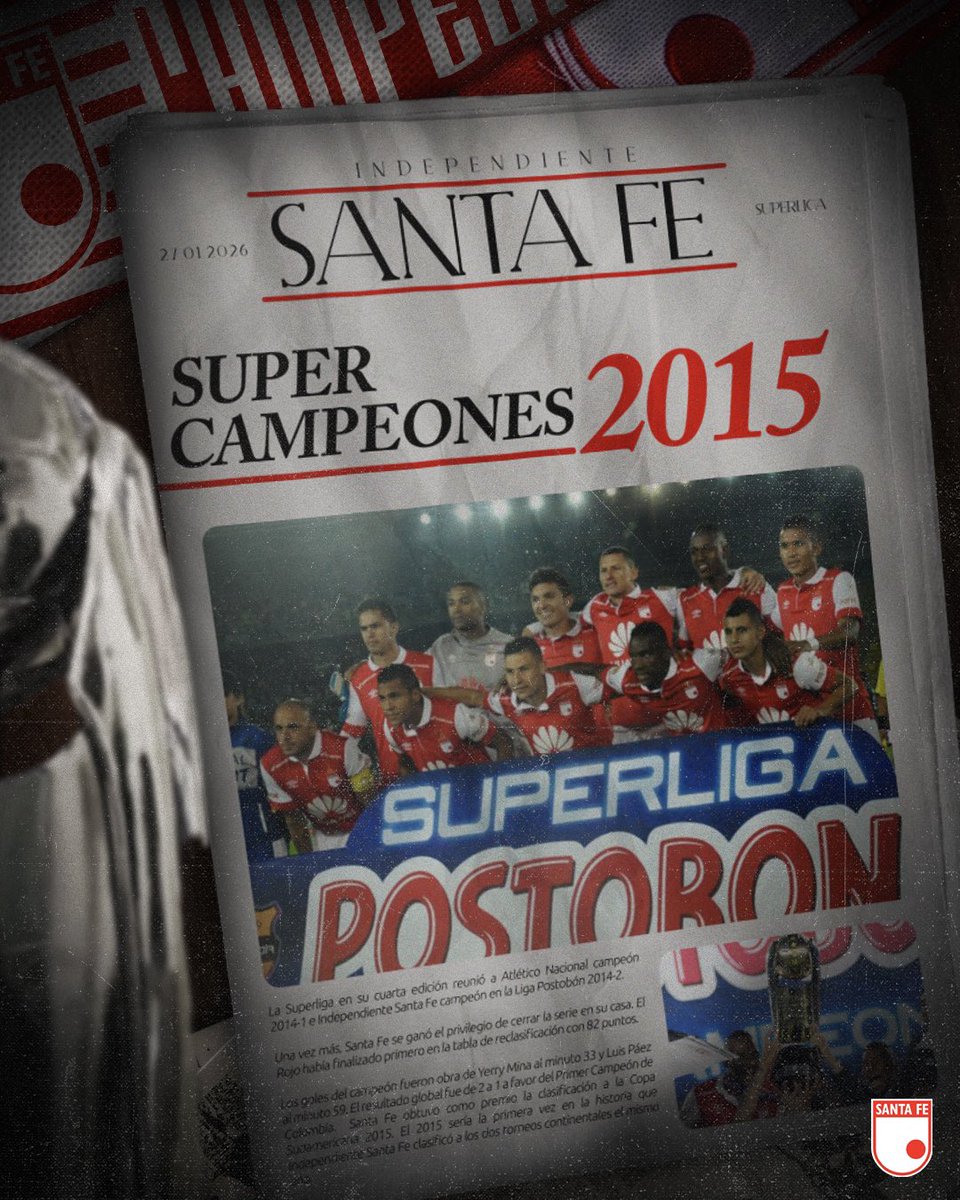 ¡Aquellos 27 de enero inolvidables 🇮🇩🥹!

Un día como hoy sumábamos a nuestra historia la Superliga de 2013 y 2015 🦁

¡Hoy somos los más veces Supercampeones 🏆🏆🏆🏆🏆😍!