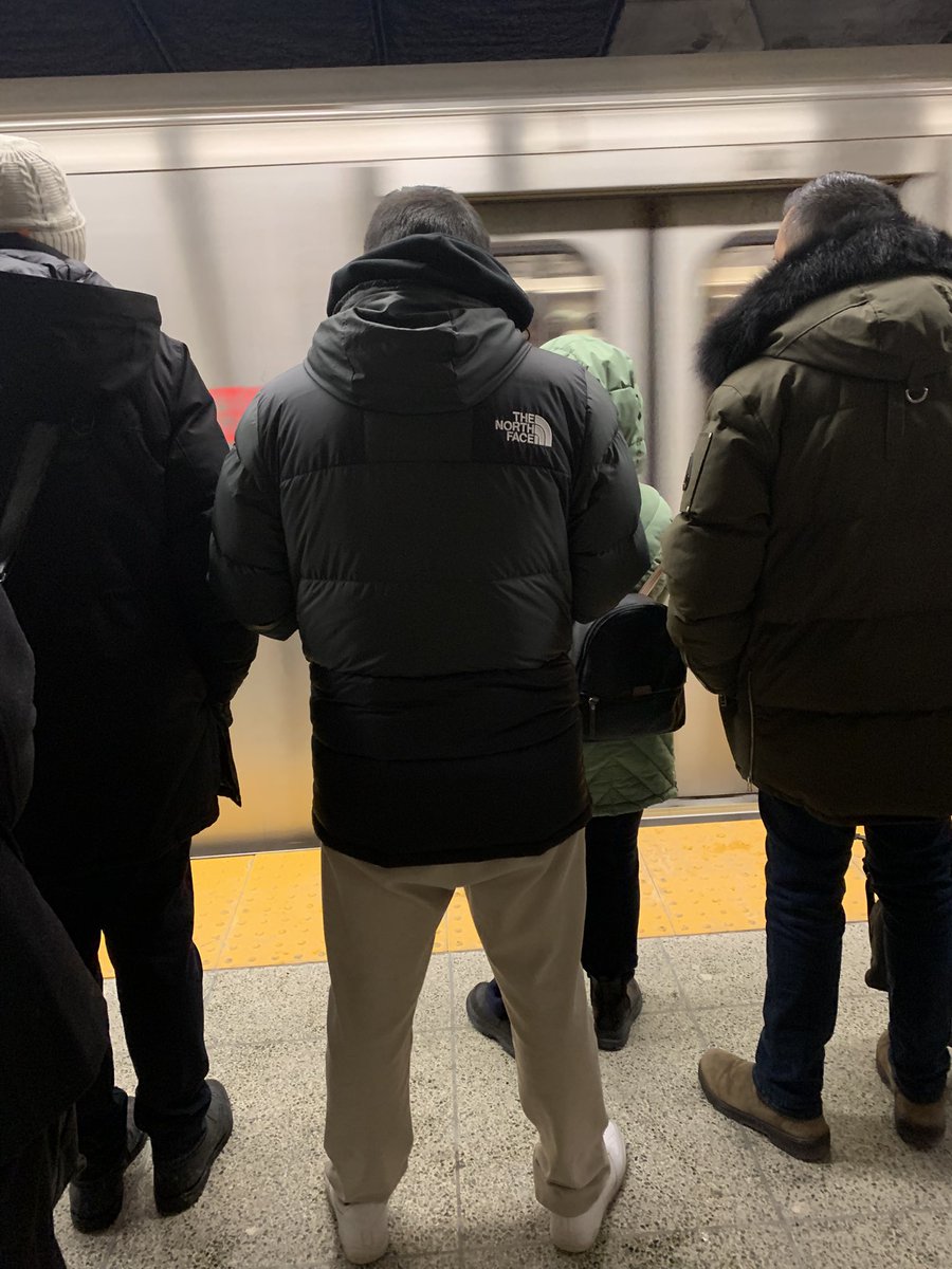 StasiaRossinsky's tweet photo. @TTChelps “normal” service on line 1 NB at college. These are the people left behind at the station after the packed train left. Took over 7 mins to arrive. Peak rush hour. https://t.co/58GWLXNv1h