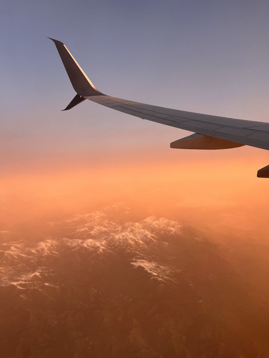 6am flights suck except for the sunrise