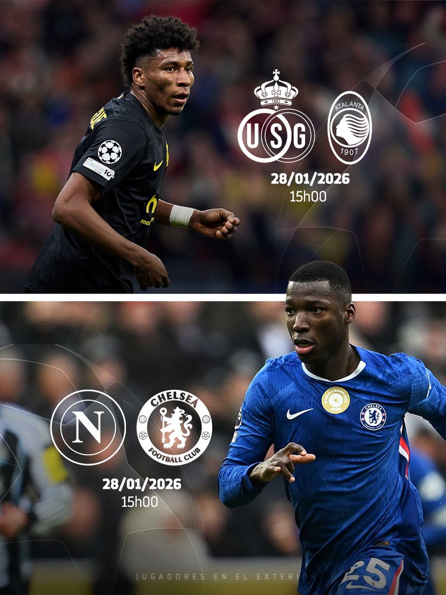 FEFecuador's tweet image. 🇪🇨 Los nuestros tienen acción esta semana en la UEFA Champions League.

¿Listos para apoyarlos?

#FEF 🇪🇨