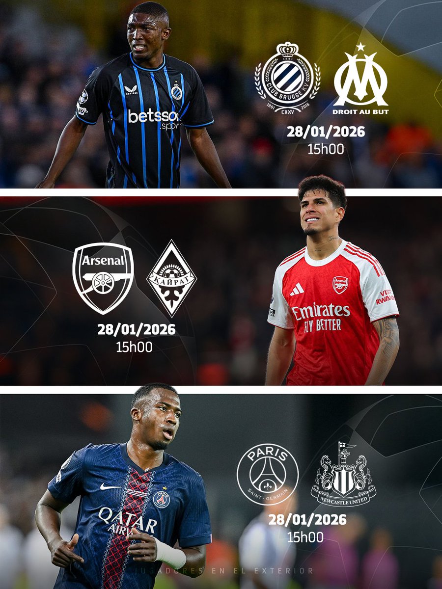 FEFecuador's tweet image. 🇪🇨 Los nuestros tienen acción esta semana en la UEFA Champions League.

¿Listos para apoyarlos?

#FEF 🇪🇨