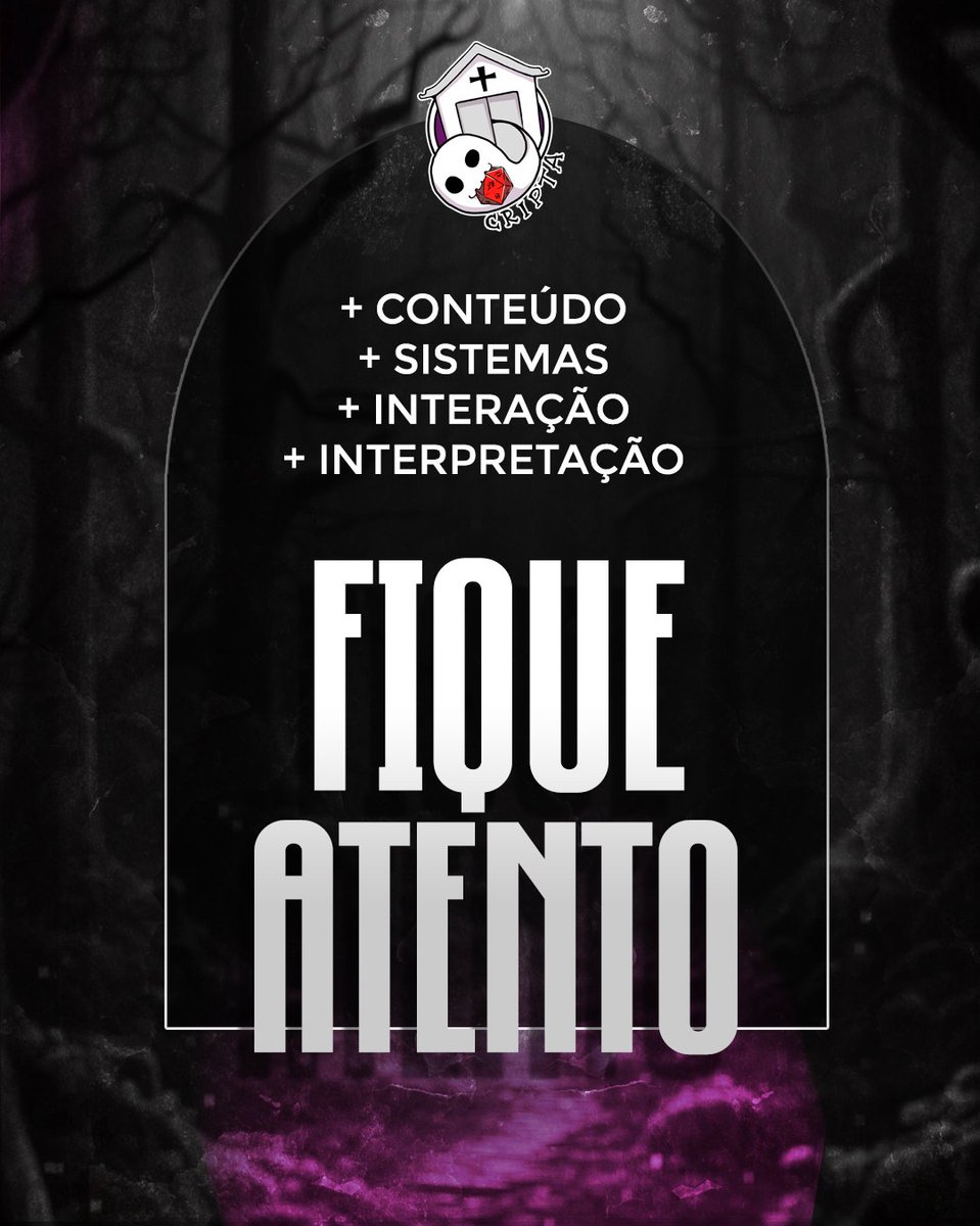 Hoje a CRIPTA oficialmente inicia o ano de 2026!!!

Fiquem atentos por que muitas coisas estão por vir!

E já dando um spoiler: Ainda esse mês tem conteúdo novo.

Alguém arrisca saber o que é?

#criptaeditora #rpgbrasil #rpgdemesa #mestrederpg #jogadorderpg