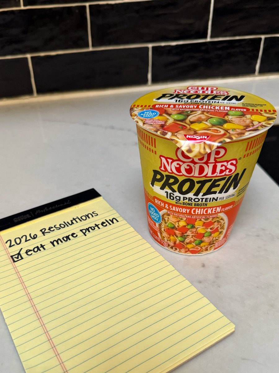 OrigCupNoodles's tweet photo. Maybe the most delicious resolution ever https://t.co/XGl2raaT87
