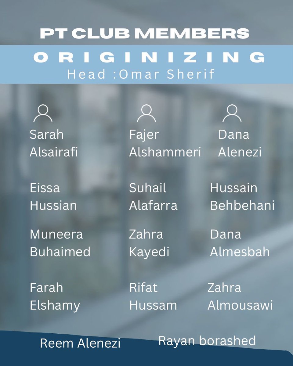 PT_KUNIV's tweet photo. Meet the new PT Club Team 🤍
A group of passionate physiotherapy students working together to learn, grow, and make an impact. https://t.co/5qSsdZCnvY