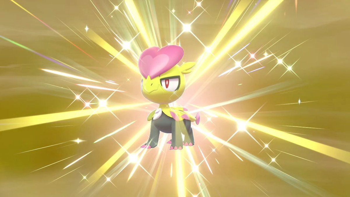 Il fait plaisir ! 114 oeufs en masuda seulement, Bébécaille shiny qui tombe, j’étais pas focus sur ma shasse je l’ai vu du coin de l’œil ! Pas le plus beau shiny, j’aime cependant son ptit cœur rose ! <a href="/TheHolomovement/">Holo</a> <a href="/NauziraTv/">Nauzira</a> @falinely_