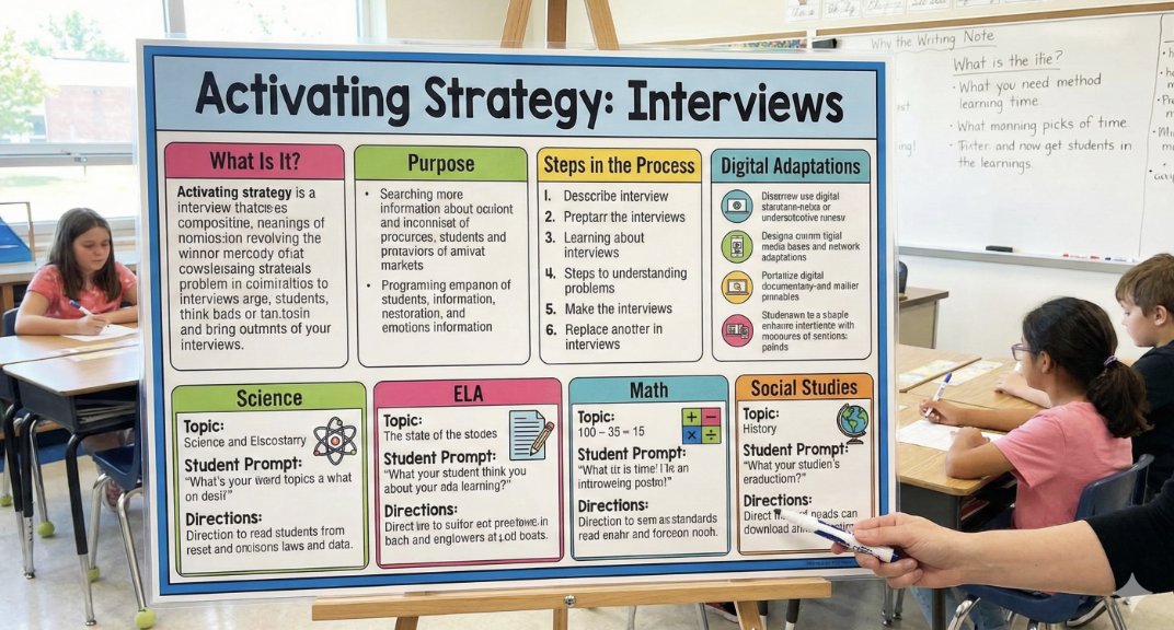 👋 Hey teachers—looking for a new activating strategy for your students?

🗣️ Interviews = structured student conversations that build voice, thinking, and collaboration.

📘 FREE download:
👉 bit.ly/ActivatingStra…

#TeacherTwitter #StudentEngagement #ActiveLearning