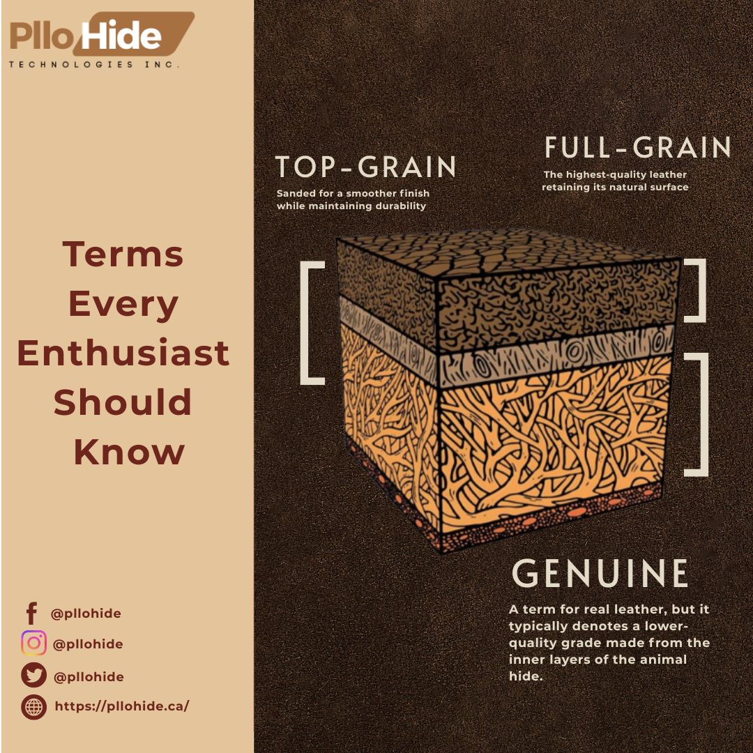 pllohide's tweet photo. New to leather—or just want to speak it like a pro? 👀
Key terms to know:
🔹 Full-Grain
🔹 Top-Grain
🔹 Patina
🔹 Vegetable-Tanned
🔹 Pull-Up
Knowing the language helps you understand the craft.
#LeatherBasics #LeatherTerms #PlloHide #CraftKnowledge https://t.co/NEWuxfTMdP