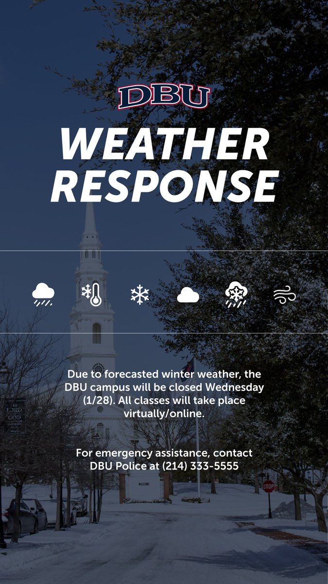 Dallas Baptist University tweet media