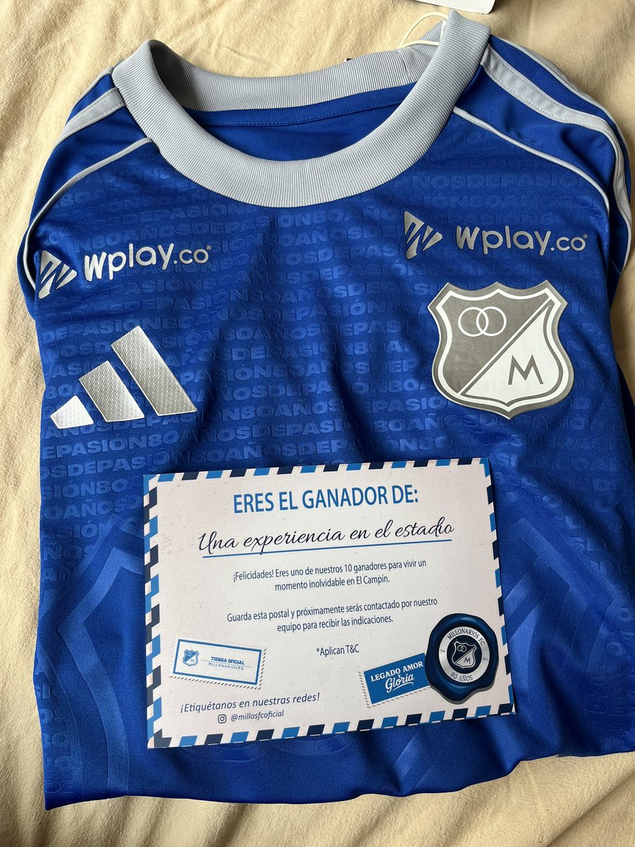 JuanFelipePeaO2's tweet photo. Siempre siempre @MillosFCoficial 💙🤍 https://t.co/PO0BBsHfom