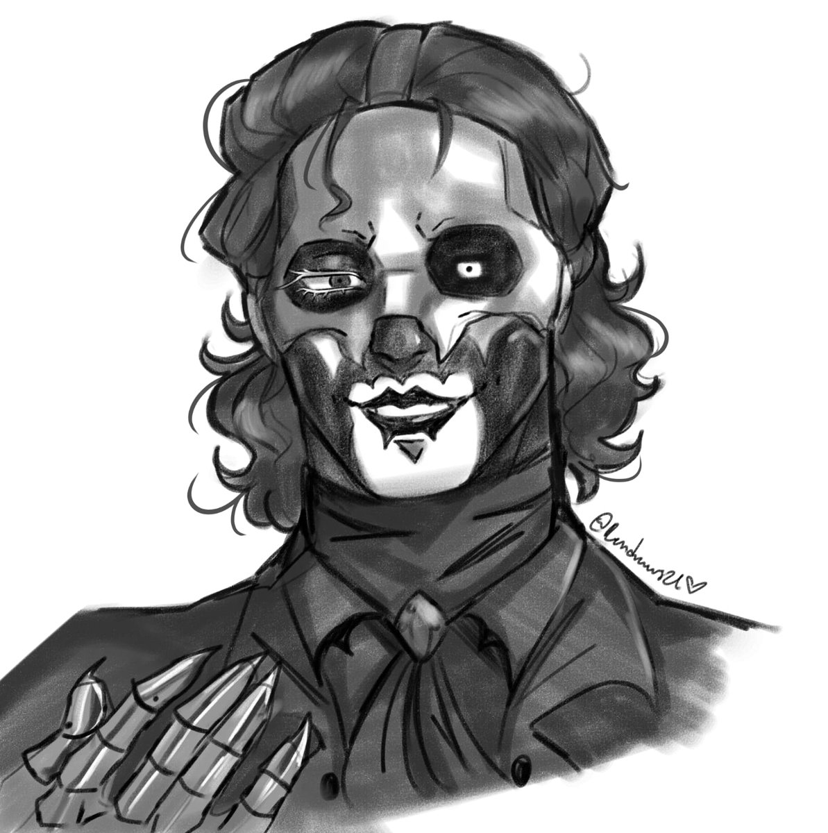 Rendraws21's tweet photo. I tried :c
My man deserve love

#ghostband #Perpetua https://t.co/LUpYMh6Isi