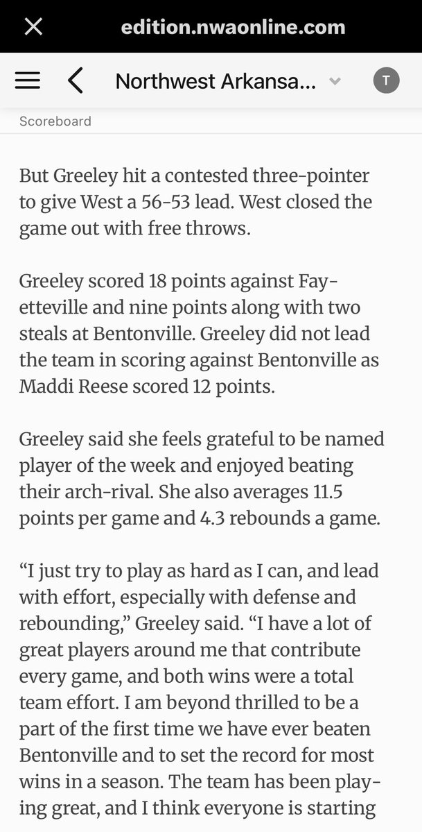 addison_greeley's tweet image. Thank you @Joshy_Jennings and NWADG! Honored to be named Player of the Week! 

@BWHS_WBB @hkhealy @ARPrepSports